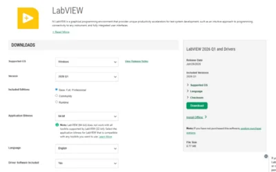 LabVIEW İndirme ve Lisanslama Rehberi (NI Yazılımı Hesap Oluşturma, Online & Offline Aktivasyon)