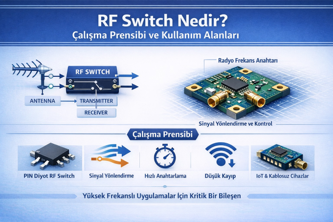 RF Switch Nedir? Çalışma Prensibi ve Kullanım Alanları